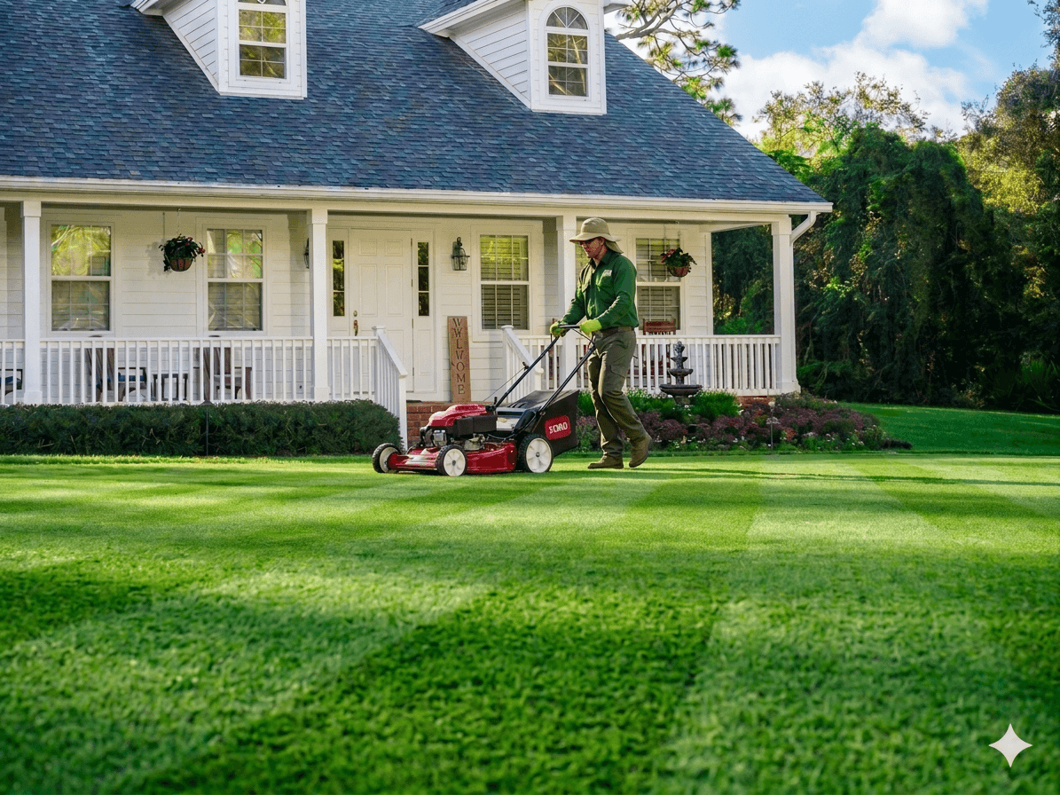 Professional lawn mowing service in Odenton and Gambrills, Maryland